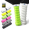 Pickleball Overgrip Tape 6-Pack - Non-Slip, Sweat-Wicking, Ribbed Grip with Color Options
