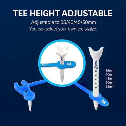 BUDDYBIRDIE T Saver Golf Accessories – Enhance Accuracy, Save Time & Prevent Lost Tees – Durable & Portable Solutions (T Saver with 3 Tees)
