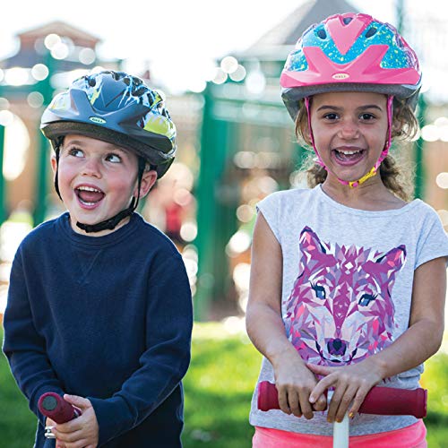 Child Bike Helmet - Pink Splatter Stella, One Size, Safety & Lightweight
