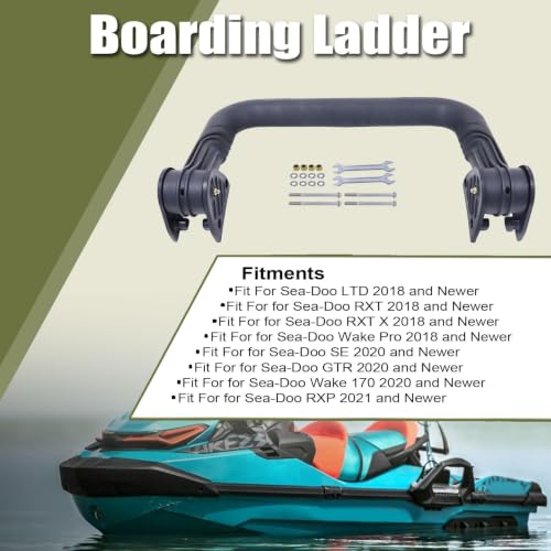 Boat Boarding Ladder for Sea-Doo RXT GTX Wake Pro 2018-2025, GTR GTS