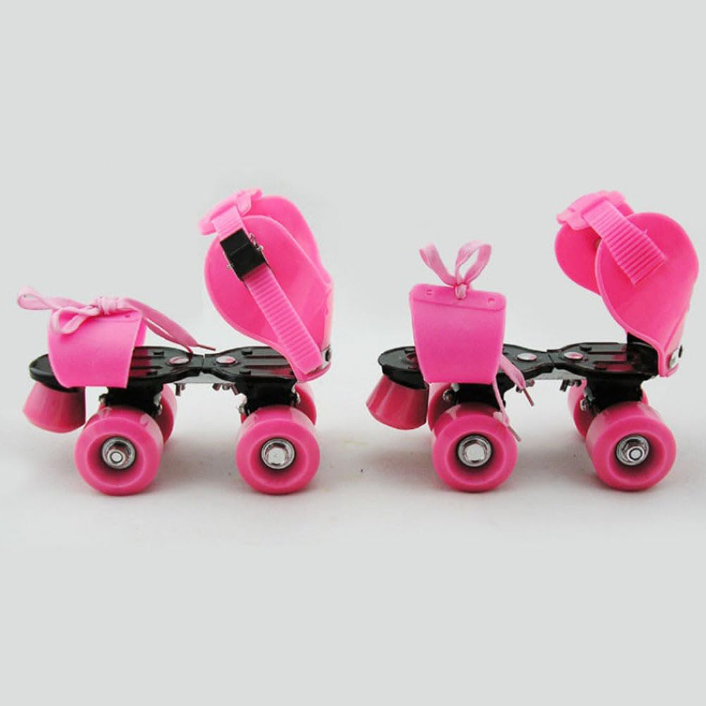Veemoon 1 Pair Roller Skate Stoppers, Roller Skate Parts Skates Toe Stoppers Skates Brake Toe Stops Replacement Accessories