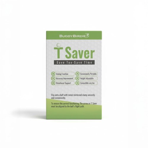 BUDDYBIRDIE T Saver Golf Accessories – Enhance Accuracy, Save Time & Prevent Lost Tees – Durable & Portable Solutions (T Saver with 3 Tees)