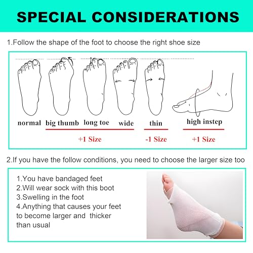 Air Walking Boot for Broken Foot Injury Sprain - Medium, Adjustable Support