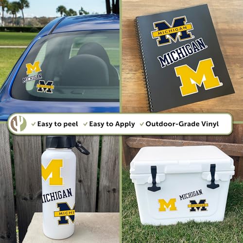 Michigan Wolverines Sticker Decal - Outdoor Vinyl Sports Fan Gear