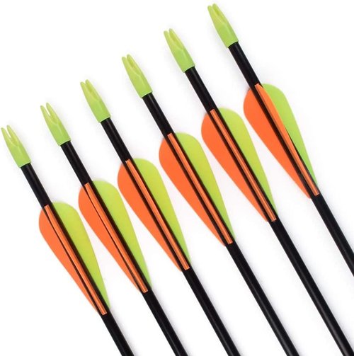 GPP 28-inches Fiberglass Archery Target Arrows - Practice Arrow or Youth Arrow for Recurve Bow