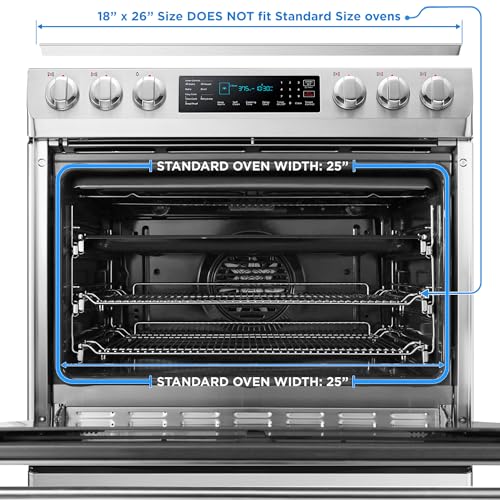 GRIDMANN 18x26 Commercial Perforated Aluminum Baking Sheet Pan Set of 6 - Full Size