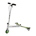 Razor DLX PowerWing Caster Scooter, 3 Urethane Wheels for Taller Riders, Hand Brake, Adjustable Handlebar Height, Folds for Easy Transport & Storage