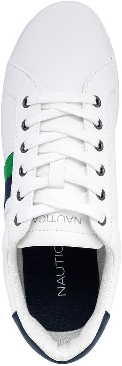 Nautica Men's Classic Low-Top Sneakers - Stylish Comfort for Everyday Wear | Versatile Design