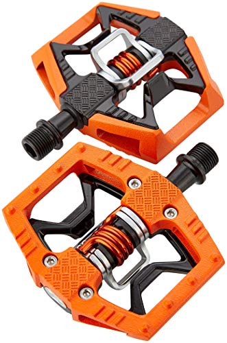 Crankbrothers Double Shot 2 MTB Hybrid Pedals Orange/Black - Durable, Versatile Bike Pedals