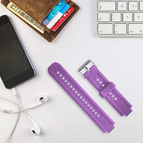SPurple Small Garmin Forerunner 25 Watch Band - Compatible Fitness Strap
