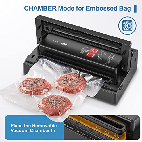 MAGIC SEAL Commercial Dual Mode Vacuum Sealer for Food & Mylar Bags