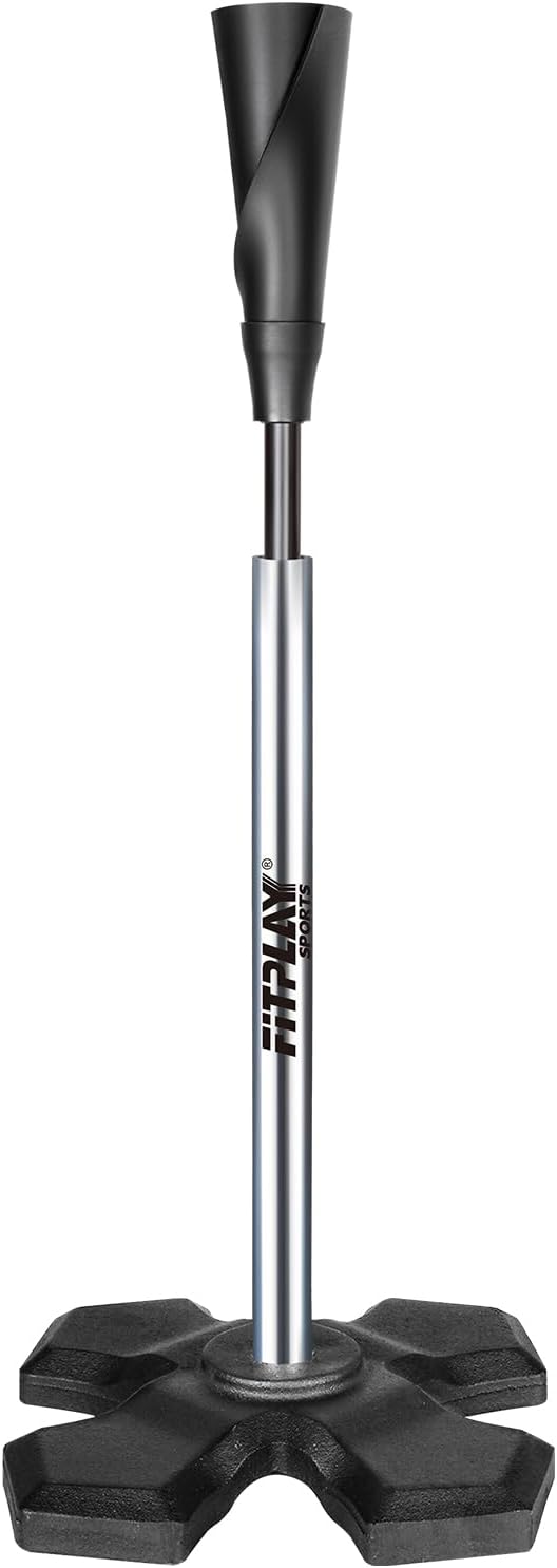 Skiennix Portable Baseball & Softball Hitting Tee - Height Adjustable 25-37 Inches, Easy Carry Design