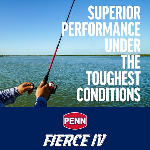 Penn Fierce IV 4000 Spinning Reel & 7' Medium 2-Piece Fishing Rod Combo