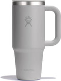 Hydro Flask Coffee Travel Tumbler Mug - Insulated Stainless Steel, Leak-Resistant 24 Oz Birch Gray