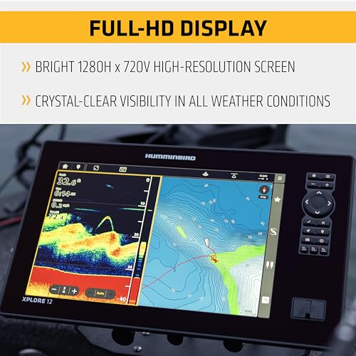 Humminbird XPLORE Series GPS Fish Finder with 9-Inch Touchscreen & Transducer Included