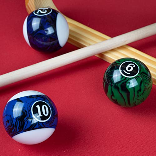 Billmart Billiard Balls Set 16 with Black Marble Premium Variation