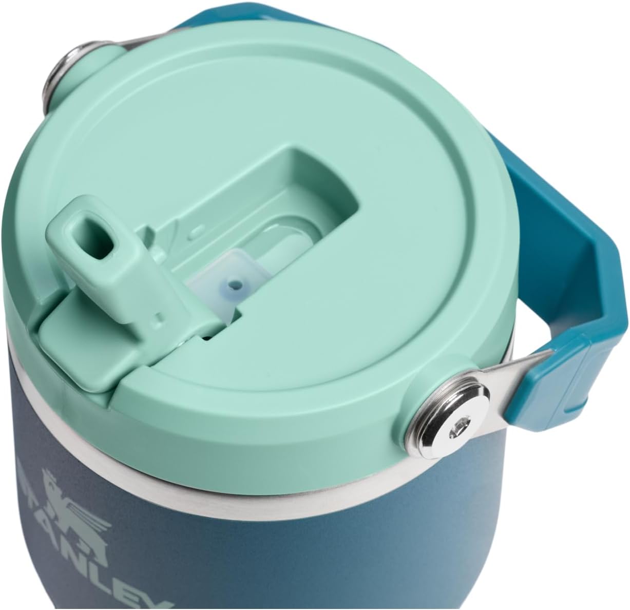 STANLEY IceFlow 2.0 Tumbler - 30 oz Insulated Water Bottle with Flip Straw & Handle | Coastal Teal