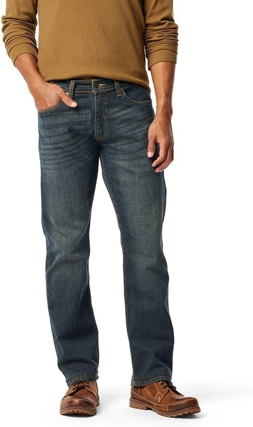 Levi Strauss Signature Gold Men's Straight Fit Jeans - Classic Style | Comfortable Everyday Wear