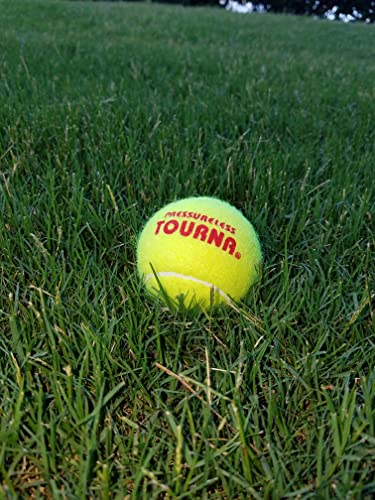 Tourna Pressureless Tennis Balls (144 Pack) - Durable Regulation Size & Bounce