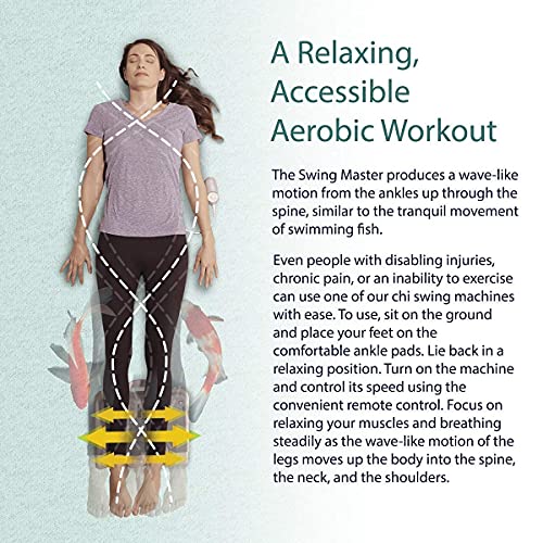 Daiwa Felicity Swing Master Chi Machine - Passive Aerobic Exercise & Lymphatic Massager - Variation: Swing Machine