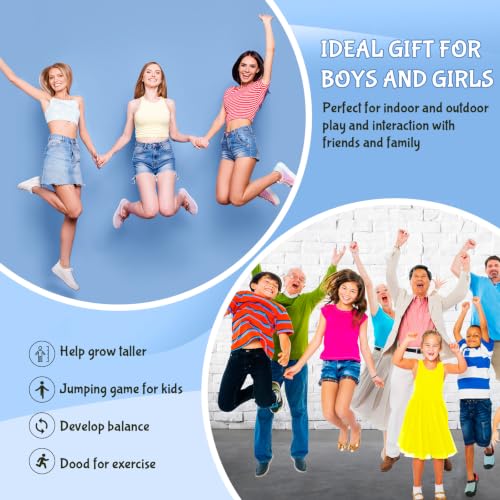Double Bar Pogo Stick for Teens & Adults - Heavy-Duty Support 80-160 Lbs - 3 Vibrant Colors