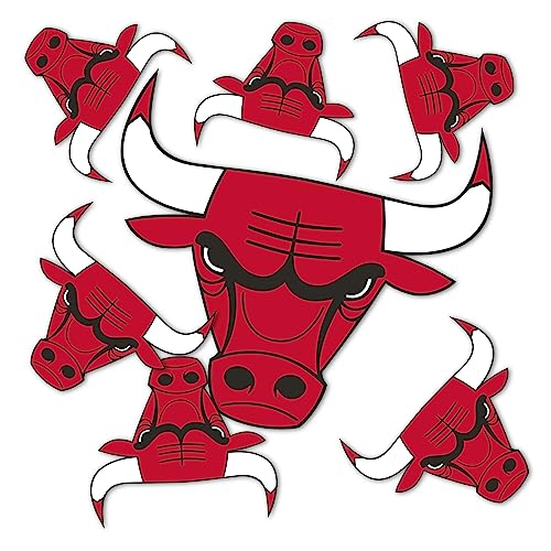 Chicago Bulls Sticker Decal - 8.5x11in Vinyl Sports Fan Sticker Sheet - Desert Cactus