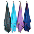 Flow Hydro Sport Microfiber Swim Towel - X-Large Gray Quick Dry Water Sports