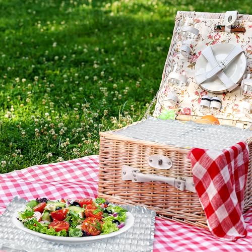 Reusable Ice Mat for Coolers Food Trays Platters - Clear, 4 Pack