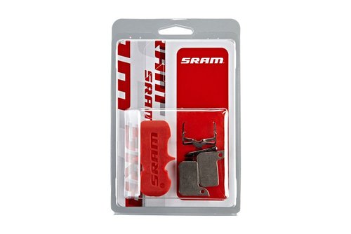 SRAM Organic Steel-Backed Hydraulic Road Disc Bicycle Brake Pads for Level A1 Monoblock Calipers - Quiet, High-Performance Component for SRAM HRD System