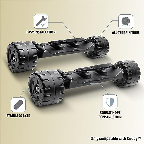 3.5 Inch Cuddy Crawler Wheel Conversion Set for Cooler Transport