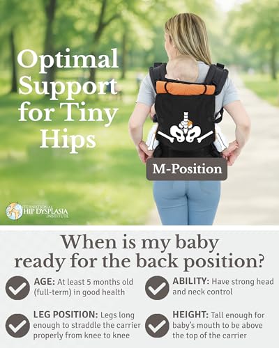 Twin Baby Carrier for 2 Kids – Adjustable Front & Back Twin Carrier, Supports 9.9–45 lb, Includes Sleep Hoods & Seat Belt – Classic Black