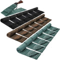 Silicone Gun Socks for Rifles - 18 Pack 54 Inch Storage Sleeves Dark Green, Brown, Black