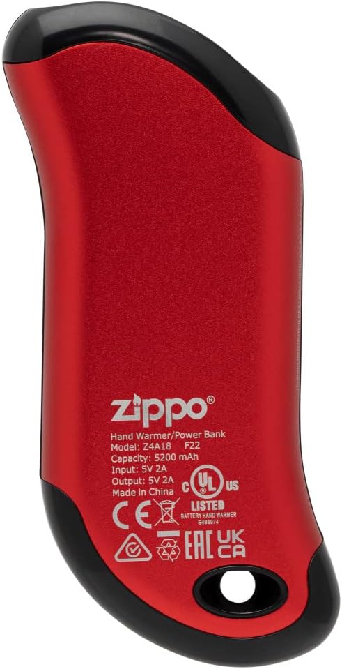Zippo Heatbank 9s Rechargeable Hand Warmer - Portable, Long-Lasting Heat | Ideal for Outdoor Use