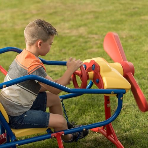 Lifetime Airplane Teeter-Totter for Kids - Double Play Playground Toy