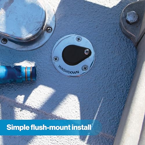 Marine Deck Washdown Fitting with Quick Connect Stainless Steel Hydrant for Boats