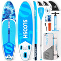 SLOOSH Blue Inflatable Stand Up Paddle Board 10'6" with Premium Accessories
