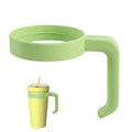 30 oz Tumbler Handle for Frost Buddy Togo Buddy, Anti Slip and Easy to Carry Travel Mug Grip for Frost to Go Buddy Tumbler, Suitable for Driving, Outdoor & Office Use (Green)