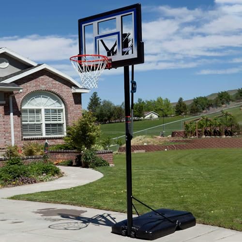 Lifetime Portable Basketball Hoop with 48 Inch Backboard & Adjustable Height 8-10 ft