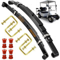 Heavy-Duty 4-Leaf Golf Cart Rear Leaf Springs Kit for EZGO TXT & Medalist