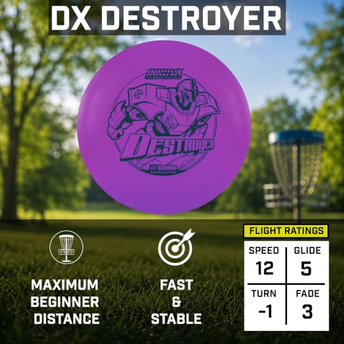 Innova Disc Golf Starter Set Aviar Roc3 Leopard Teebird Destroyer with Mini Disc - Colors Vary