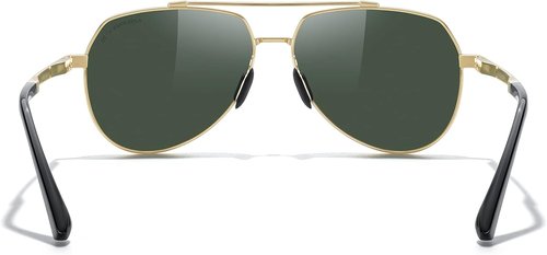 MERRY'S Men Classic Pilot Sunglasses for Men Women - Polarized Driving Sun glasses Mirrored Lens UV 400 Protection 58 MM