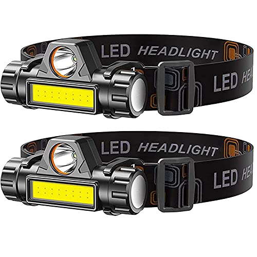 Rechargeable LED Headlamp 2000 Lumens Waterproof Adjustable Headlight for Camping Work