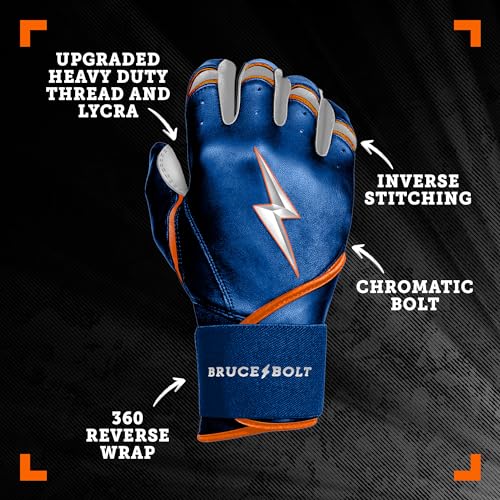 Bruce Bolt Signature Series Batting Gloves - Pro Athlete Baseball Equipment