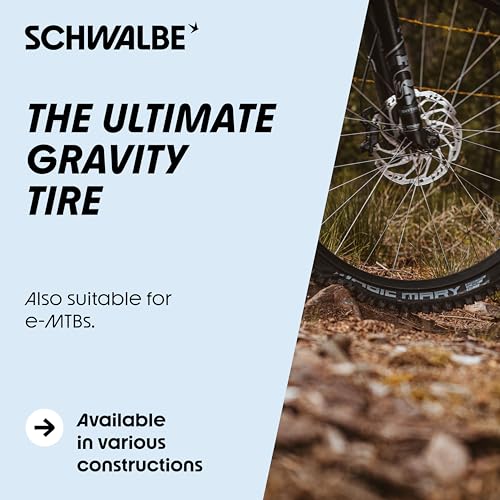 Schwalbe Magic Mary Radial 29-inch MTB Tire - Ultra Soft, Downhill & Enduro, Tubeless Ready, 63-622, Gravity Pro