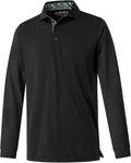 Skiennix Men's Polo Shirts - Stylish Dry Fit Performance Collared Golf Tops | Short & Long Sleeve Options