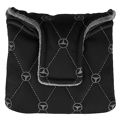 Golf Headcover for Mallet Putters - Black Putter Cover
