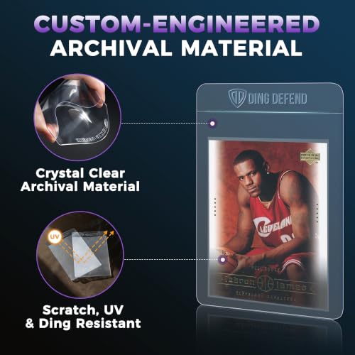 Clear Semi Rigid & Penny Sleeve Trading Card Holders Set - 510 & 510 Count, Universal Size