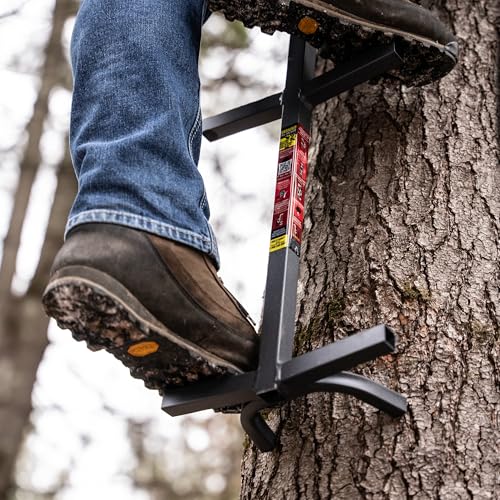 Rivers Edge Big Foot Grip Stick Climbing System 3-Pack, Non-Slip Steel Ladders