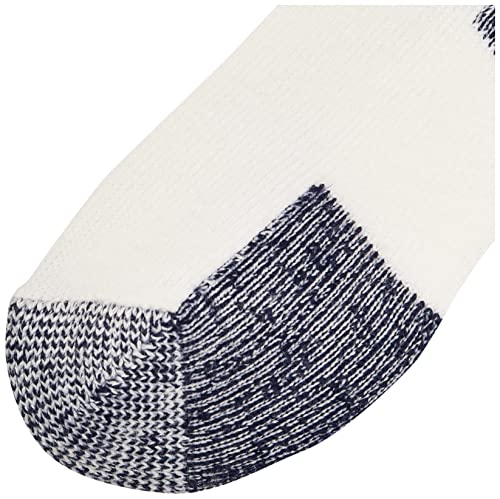 Thorlos Running Mini Crew Socks - Single Pair, Large White/Navy