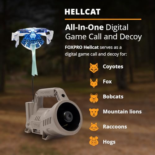 FOXPRO Hellcat Electronic Predator Call with Remote & Decoy